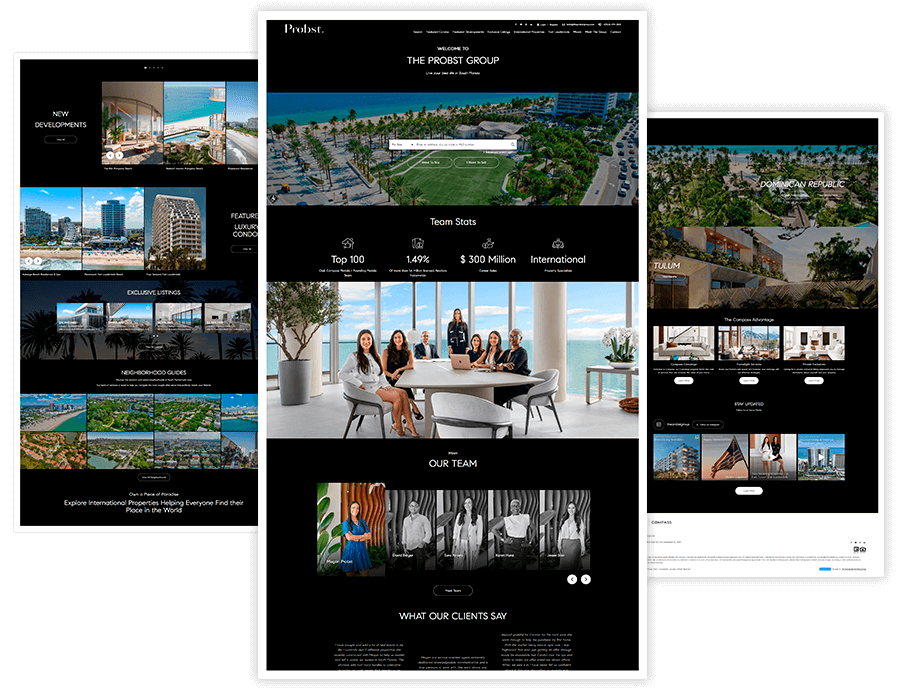 The Probst Group has had the pleasure of serving clients from many different countries, and not only in the South Florida market – Megan has formed lasting relationships within the broker community and established her presence in markets across the nation, such as the Northeast, Midwest, and West Coast