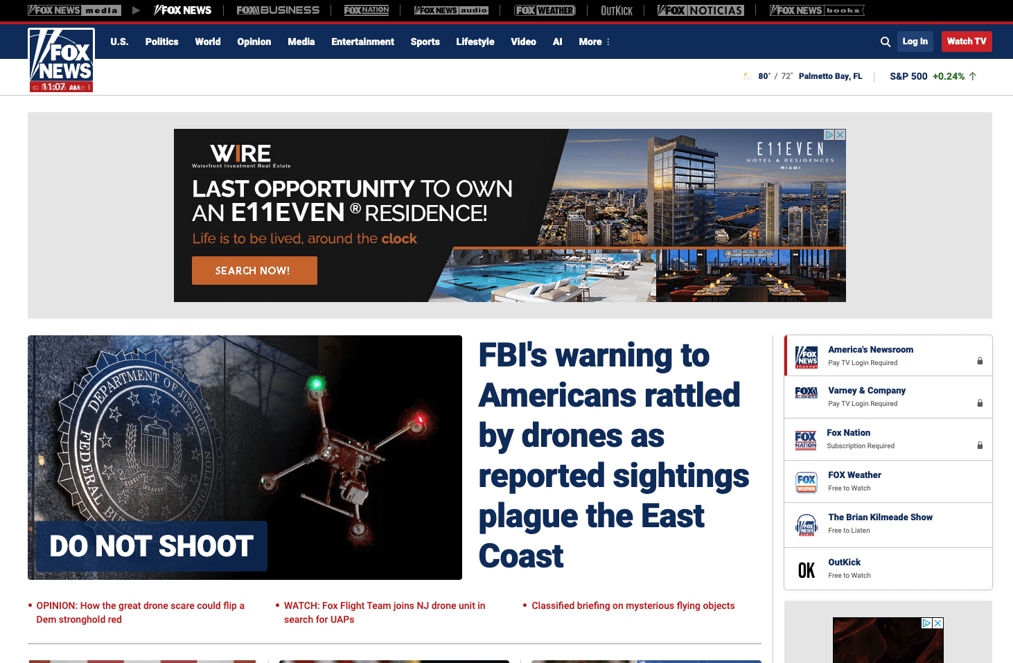 real estate remarketing ad example in fox news website