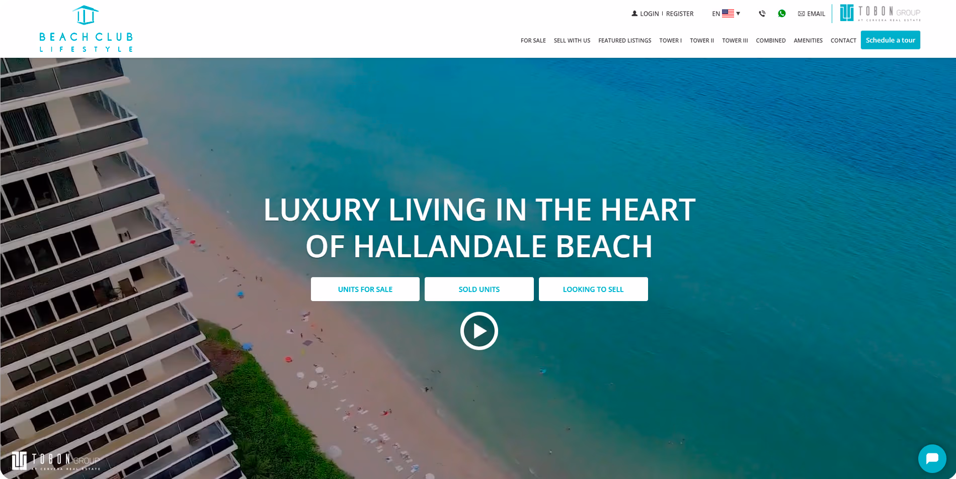 Beachclub Lifestyle Website