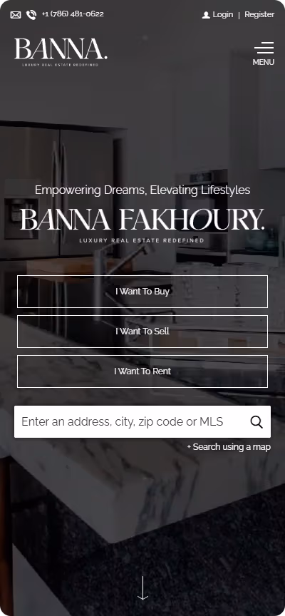 Banna Website Mobile