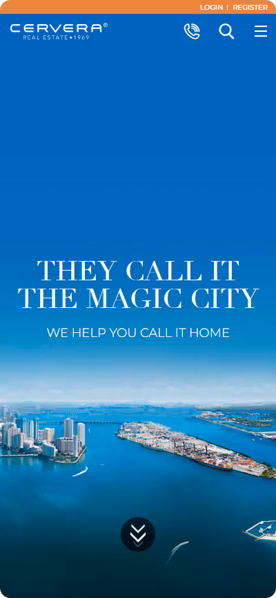 Cervera Website Mobile