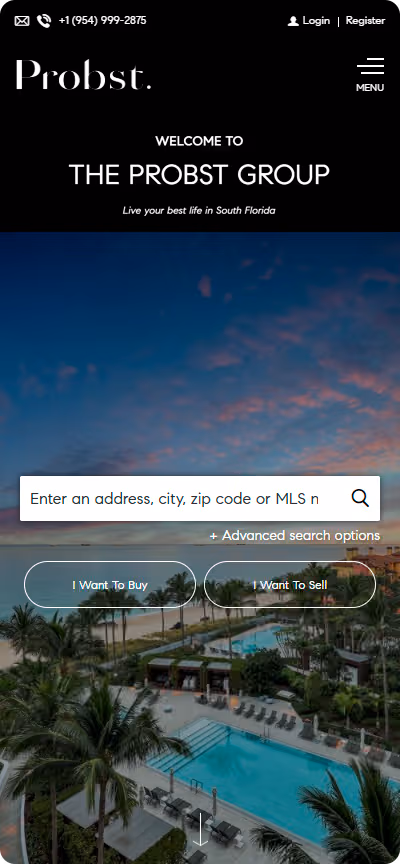 Probst FL Website Mobile