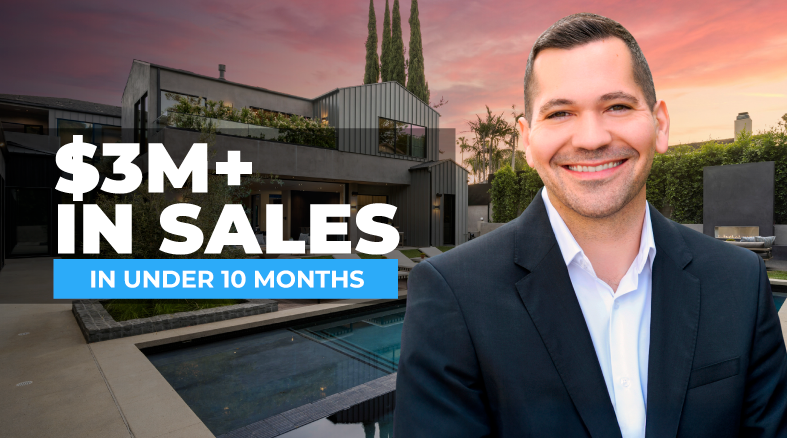 $3M+ in sales in under 10 months with our real estate marketing system