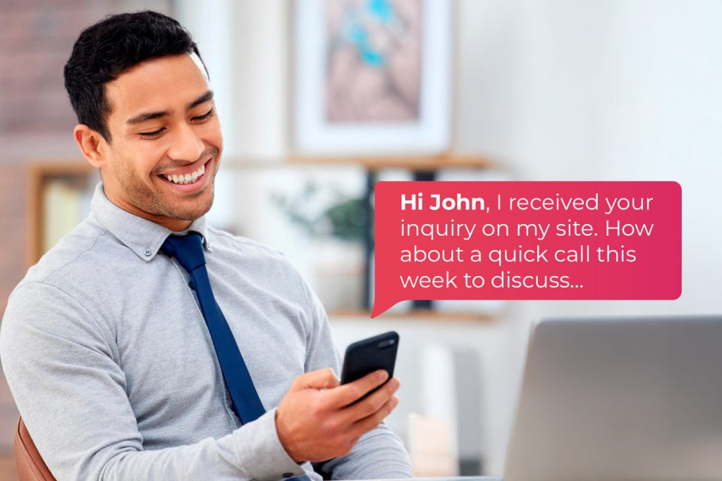 Automated email and SMS workflows for real estate marketing