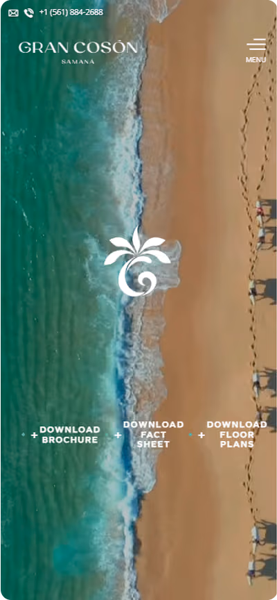 Gran Coson Website Mobile